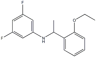 N-[1-(2-ethoxyphenyl)ethyl]-3,5-difluoroaniline Struktur