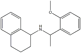 N-[1-(2-methoxyphenyl)ethyl]-1,2,3,4-tetrahydronaphthalen-1-amine Struktur