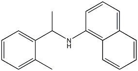 N-[1-(2-methylphenyl)ethyl]naphthalen-1-amine Struktur