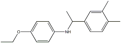 N-[1-(3,4-dimethylphenyl)ethyl]-4-ethoxyaniline Struktur