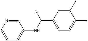 N-[1-(3,4-dimethylphenyl)ethyl]pyridin-3-amine Struktur