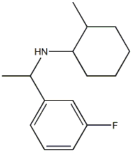 N-[1-(3-fluorophenyl)ethyl]-2-methylcyclohexan-1-amine Struktur