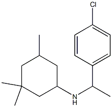 N-[1-(4-chlorophenyl)ethyl]-3,3,5-trimethylcyclohexan-1-amine Struktur