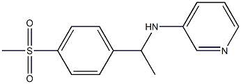 N-[1-(4-methanesulfonylphenyl)ethyl]pyridin-3-amine Struktur