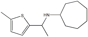 N-[1-(5-methylthiophen-2-yl)ethyl]cycloheptanamine Struktur