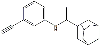 N-[1-(adamantan-1-yl)ethyl]-3-ethynylaniline Struktur