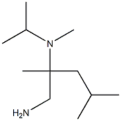 N-[1-(aminomethyl)-1,3-dimethylbutyl]-N-isopropyl-N-methylamine Struktur