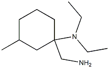 N-[1-(aminomethyl)-3-methylcyclohexyl]-N,N-diethylamine Struktur