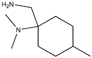 N-[1-(aminomethyl)-4-methylcyclohexyl]-N,N-dimethylamine Struktur