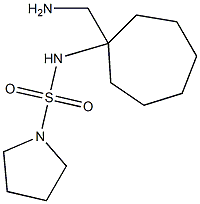 N-[1-(aminomethyl)cycloheptyl]pyrrolidine-1-sulfonamide Struktur