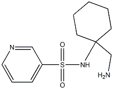 N-[1-(aminomethyl)cyclohexyl]pyridine-3-sulfonamide Struktur