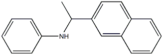 N-[1-(naphthalen-2-yl)ethyl]aniline Struktur