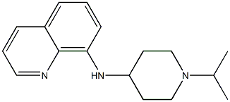 N-[1-(propan-2-yl)piperidin-4-yl]quinolin-8-amine Struktur