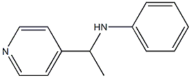 N-[1-(pyridin-4-yl)ethyl]aniline Struktur