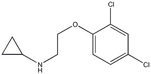 N-[2-(2,4-dichlorophenoxy)ethyl]cyclopropanamine Struktur