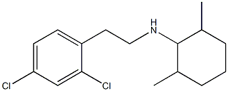 N-[2-(2,4-dichlorophenyl)ethyl]-2,6-dimethylcyclohexan-1-amine Struktur