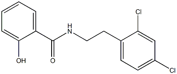 N-[2-(2,4-dichlorophenyl)ethyl]-2-hydroxybenzamide Struktur