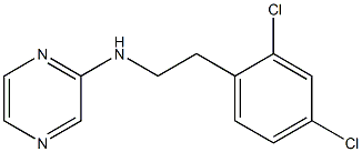 N-[2-(2,4-dichlorophenyl)ethyl]pyrazin-2-amine Struktur