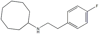 N-[2-(4-fluorophenyl)ethyl]cyclooctanamine Struktur