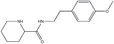 N-[2-(4-methoxyphenyl)ethyl]piperidine-2-carboxamide Struktur