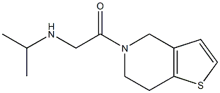 N-[2-(6,7-dihydrothieno[3,2-c]pyridin-5(4H)-yl)-2-oxoethyl]-N-isopropylamine Struktur