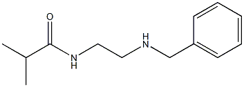 N-[2-(benzylamino)ethyl]-2-methylpropanamide Struktur