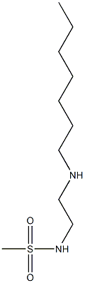 N-[2-(heptylamino)ethyl]methanesulfonamide Struktur