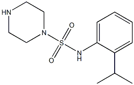 N-[2-(propan-2-yl)phenyl]piperazine-1-sulfonamide Struktur