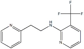 N-[2-(pyridin-2-yl)ethyl]-3-(trifluoromethyl)pyridin-2-amine Struktur