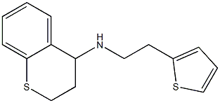 N-[2-(thiophen-2-yl)ethyl]-3,4-dihydro-2H-1-benzothiopyran-4-amine Struktur