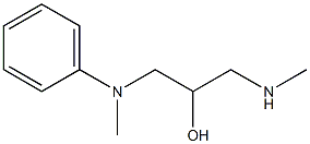 N-[2-hydroxy-3-(methylamino)propyl]-N-methylaniline Struktur