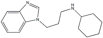 N-[3-(1H-1,3-benzodiazol-1-yl)propyl]cyclohexanamine Struktur