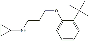 N-[3-(2-tert-butylphenoxy)propyl]cyclopropanamine Struktur