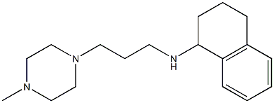 N-[3-(4-methylpiperazin-1-yl)propyl]-1,2,3,4-tetrahydronaphthalen-1-amine Struktur