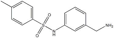 N-[3-(aminomethyl)phenyl]-4-methylbenzenesulfonamide Struktur