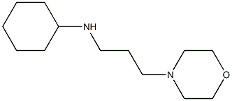 N-[3-(morpholin-4-yl)propyl]cyclohexanamine Struktur