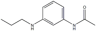 N-[3-(propylamino)phenyl]acetamide Struktur