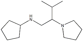 N-[3-methyl-2-(pyrrolidin-1-yl)butyl]cyclopentanamine Struktur