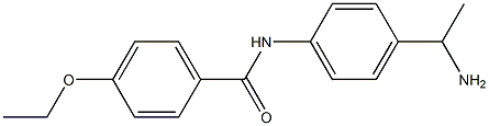 N-[4-(1-aminoethyl)phenyl]-4-ethoxybenzamide Struktur