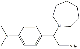 N-[4-(2-amino-1-azepan-1-ylethyl)phenyl]-N,N-dimethylamine Struktur