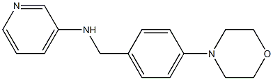 N-{[4-(morpholin-4-yl)phenyl]methyl}pyridin-3-amine Struktur