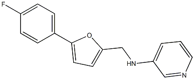 N-{[5-(4-fluorophenyl)furan-2-yl]methyl}pyridin-3-amine Struktur