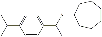 N-{1-[4-(propan-2-yl)phenyl]ethyl}cycloheptanamine Struktur