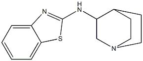 N-{1-azabicyclo[2.2.2]octan-3-yl}-1,3-benzothiazol-2-amine Struktur