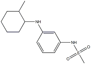 N-{3-[(2-methylcyclohexyl)amino]phenyl}methanesulfonamide Struktur