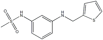 N-{3-[(thiophen-2-ylmethyl)amino]phenyl}methanesulfonamide Struktur