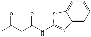 N-1,3-benzothiazol-2-yl-3-oxobutanamide Struktur