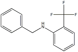 N-benzyl-2-(trifluoromethyl)aniline Struktur