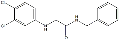 N-benzyl-2-[(3,4-dichlorophenyl)amino]acetamide Struktur