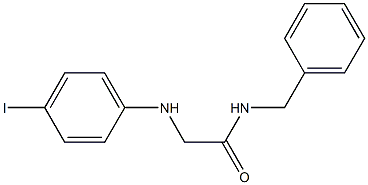 N-benzyl-2-[(4-iodophenyl)amino]acetamide Struktur